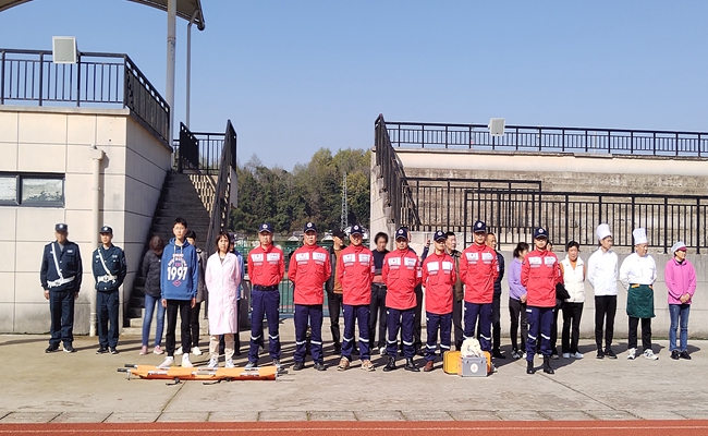 黄山旅游管理学校举办防灾减灾消防应急疏散演练活动